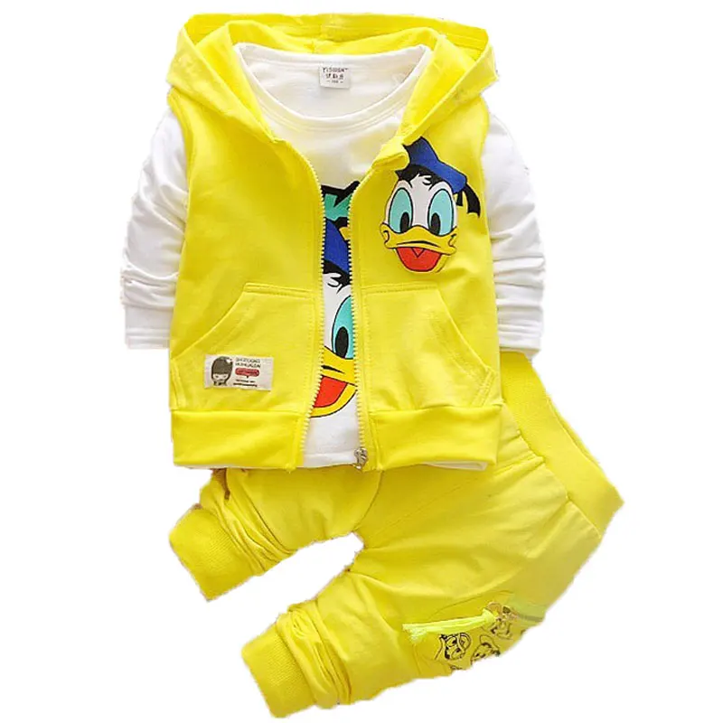 Children-Kids-Cartoon-Donald-Duck-Clothes-Suits-Baby-Boys-Girls-Hoodies-Vest-Jacket-T-Shirt-Pants (1)