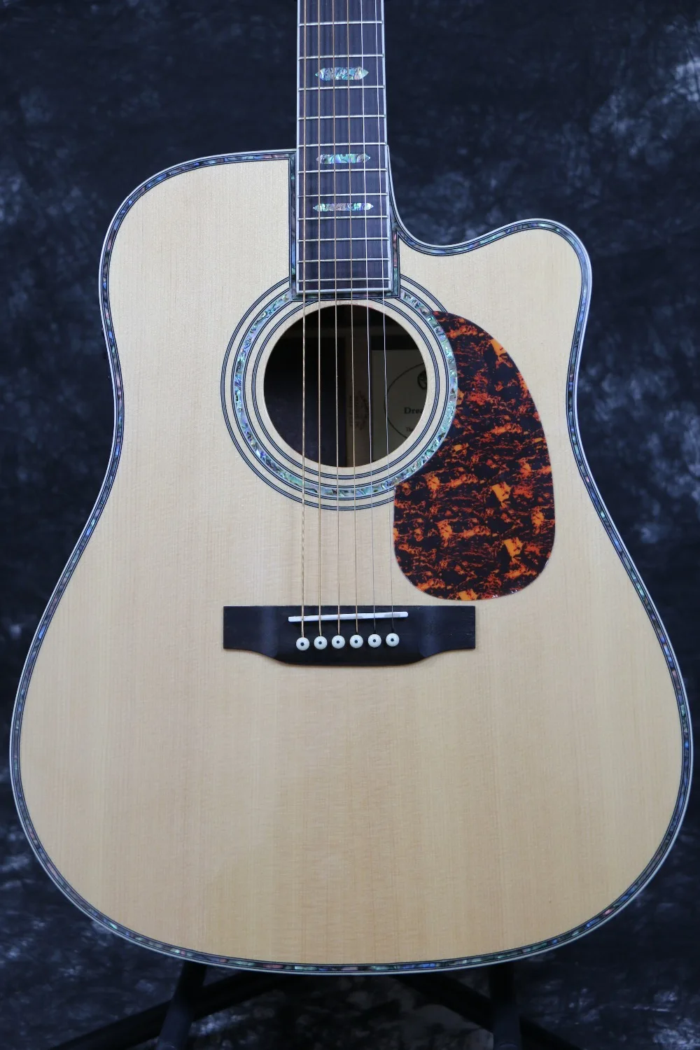 Starshine sr r d45c Электрический акустической гитары Гровер тюнер Массив ель Топ Фишман