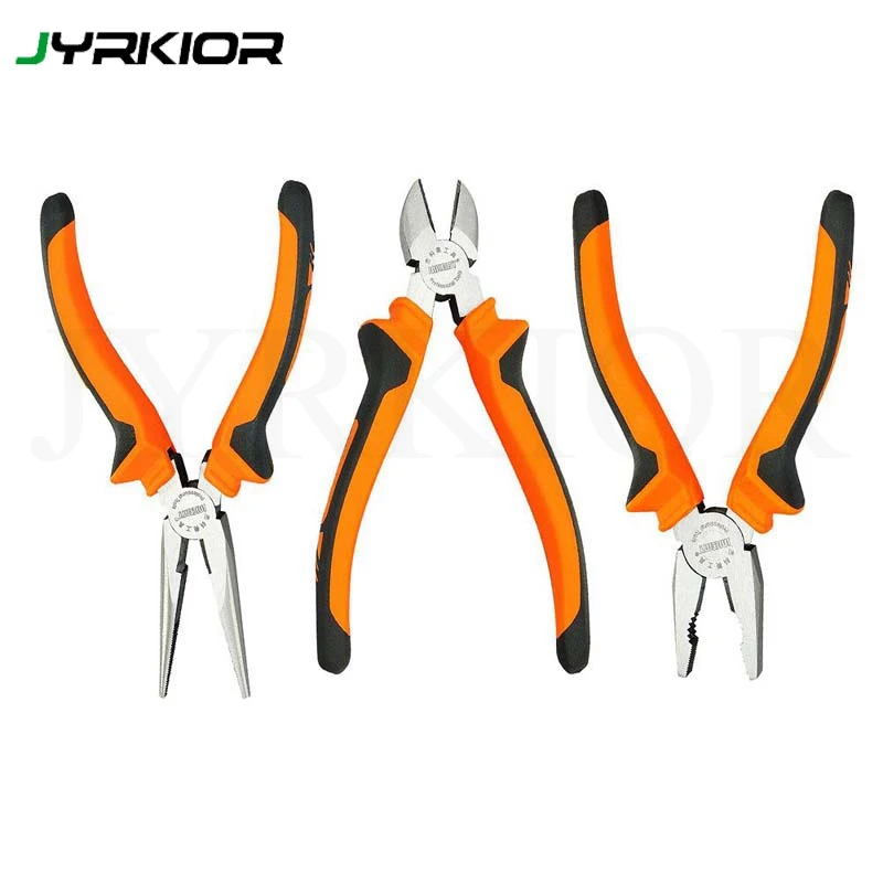 

Jyrkior Long Nose Pliers Cutting Clamping Multi-Purpose Pliers for Phone Computer Tablet