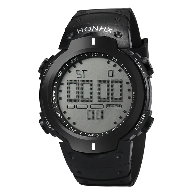 Fashion Waterproof Men Boy LCD Digital Stopwatch Date Silicone Rubber Strap Mili Fashion Waterproof Men Boy LCD Digital Stopwatch Date Silicone Rubber Strap Mili