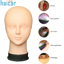 1 шт. манекен плоская голова практика макияж Массажная тренировочная модель наращивание ресниц Новое поступление D26