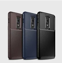 OnePlus 6T Case OnePlus 7 Pro Cover carbon fiber Shockproof soft tpu silicon Back Cover case for One Plus 7Pro 6T 6 T Accessorie