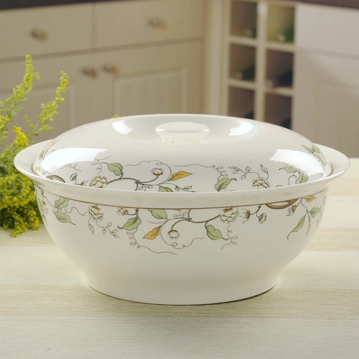 1 piece Authentic lead free bone porcelain tableware/ Ceramics large