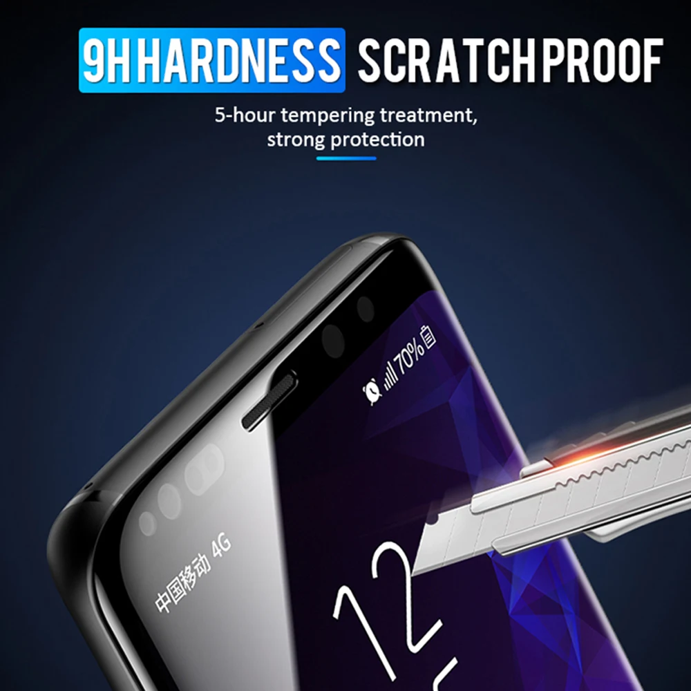 ZLNHIV для samsung Galaxy s8 Защитное стекло galaxy s7 edge s9 plus s5 s6 закаленное защитное экрана