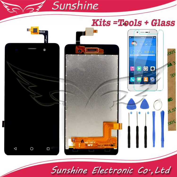

Free Shipping LCD Display For BQ BQS-5020 BQS 5020 Strike LCD Display Touch Screen Complete Assembly With Tools