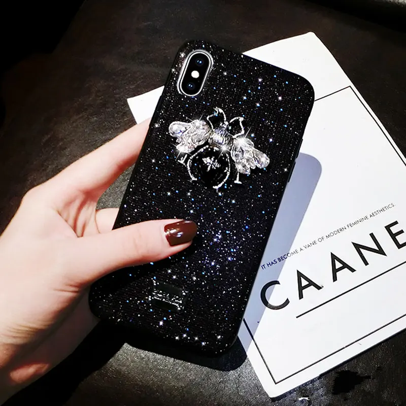 bling bling luxury cute iphone 6 6s 7 8 plus x xr xs max case  (8)
