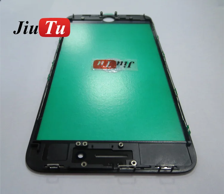 A+ Quality For iPhone 8G 8 Plus Outer Glass With Middle Frame Bezel Pre-Assembled Front Glass Lens Cold Press 4.7 5.5 inch (6)