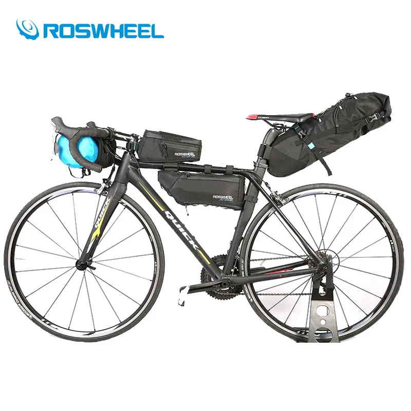 Roswheel Full Waterproof Series font b Bicycle b font font b Bag b font 4Pcs Storage