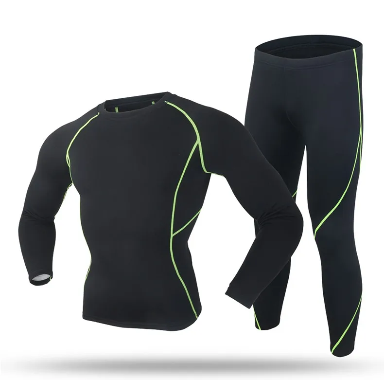 Thermal Underwear Set Winter Men Quick Dry Thermo Underwear Soft Comfortable Warm Long Johns for Men Breathable Tights thermal pants