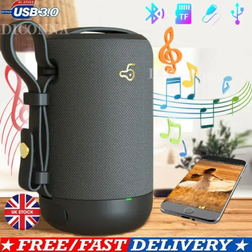 Bluetooth Speaker Wireless 5.0 Waterproof IPX56 20W Dual Driver HD Sound USB Portable Speaker