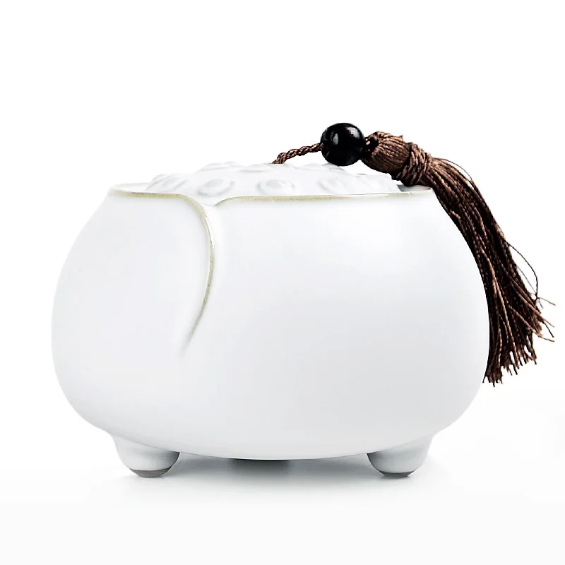 Creative Design Ceramic Tea Storage Box Tea Cans Simple Candy Jar With Lid End Table Spices Storage Box Food Storage Container Creative Design Ceramic Tea Storage Box Tea Cans Simple Candy Jar With Lid End Table Spices Storage Box Food Storage Container