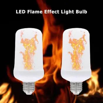 

E27 LED Flame Effect Light Bulb 2 Modes 85-265V Flickering Simulation Lamp