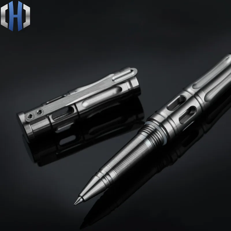 Титановая тактическая ручка высокого класса, деловая ручка для самозащиты, ручка для побега
