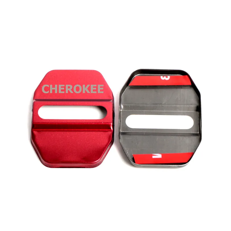 Car Styling Door Lock Cover Auto Emblems Case For Jeep renegade 2016 2017 2018 cherokee xj Accessories Styling|Защитный корпус