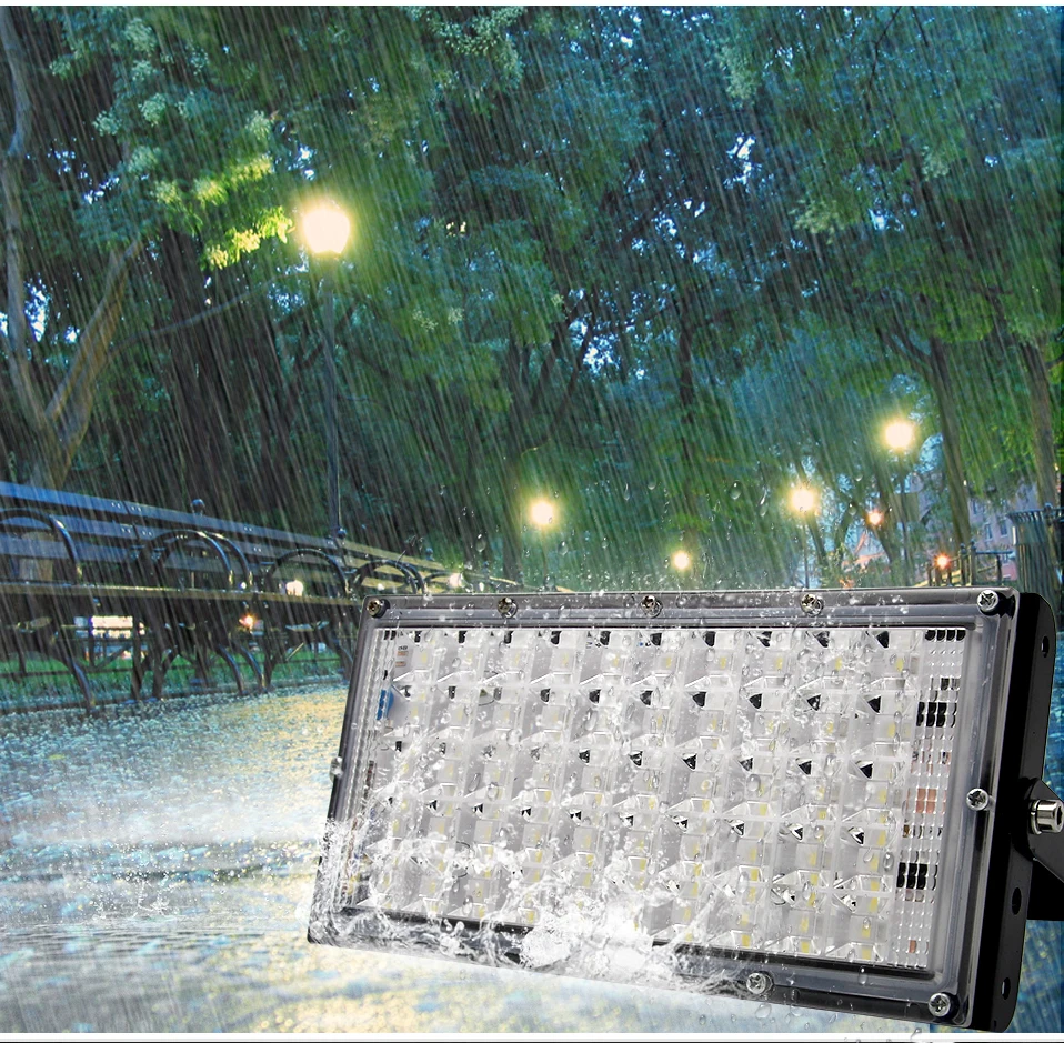 Outdoor-IP66-Waterproof-Outdoor-Lighting-50W-Ultra-bright-LED-Flood-Light-DIY-Combination-LED-Projector-Garden-Street-Lamp1