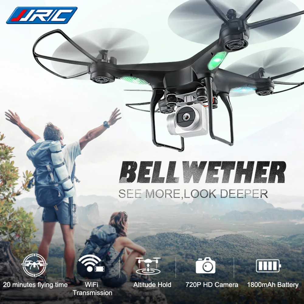 

JJR/C H68 Drone with Camera 720P HD Wifi FPV Dron Altitude Hold RC Quadcopter for Beginners