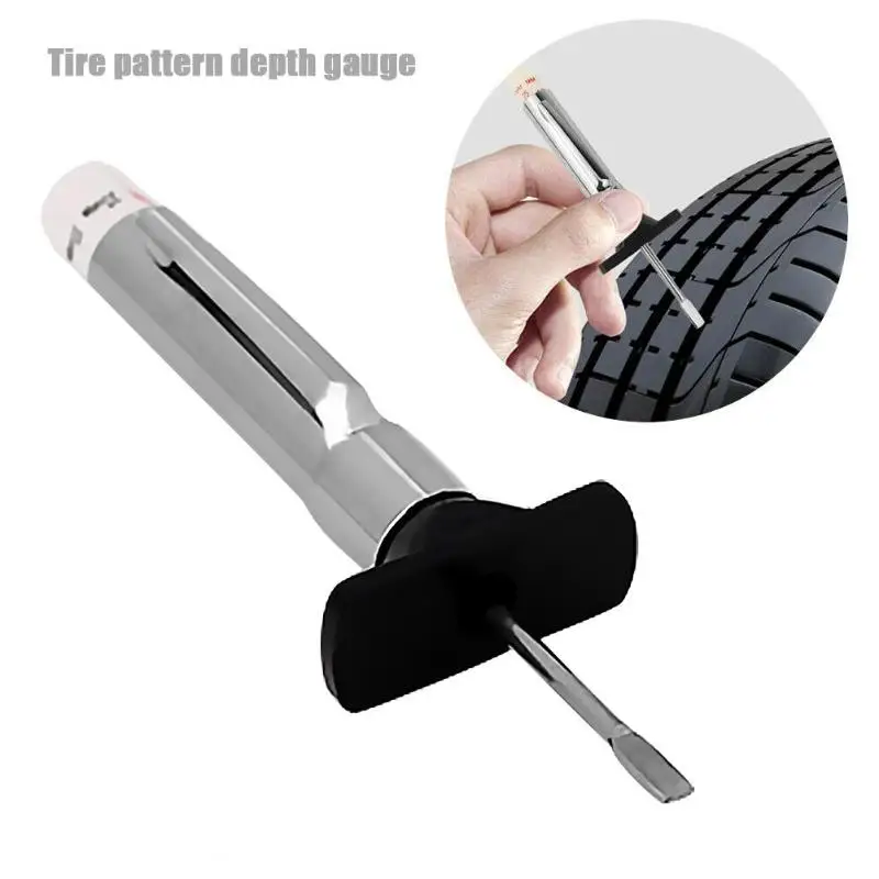 

Car Tire Tread Depth Gauge Auto 32nds Metric Standard Measures Tester Bike Motor Truck Check Tester Tyre Tread Depth Gauge
