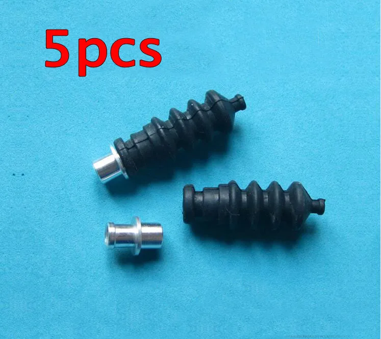 5pcs RC Model Boat Rubber Bellows w/Aluminium fittings base Radio Box Seals Ideal for Servo Push/Pull Rod Seal To Rudder | Игрушки и