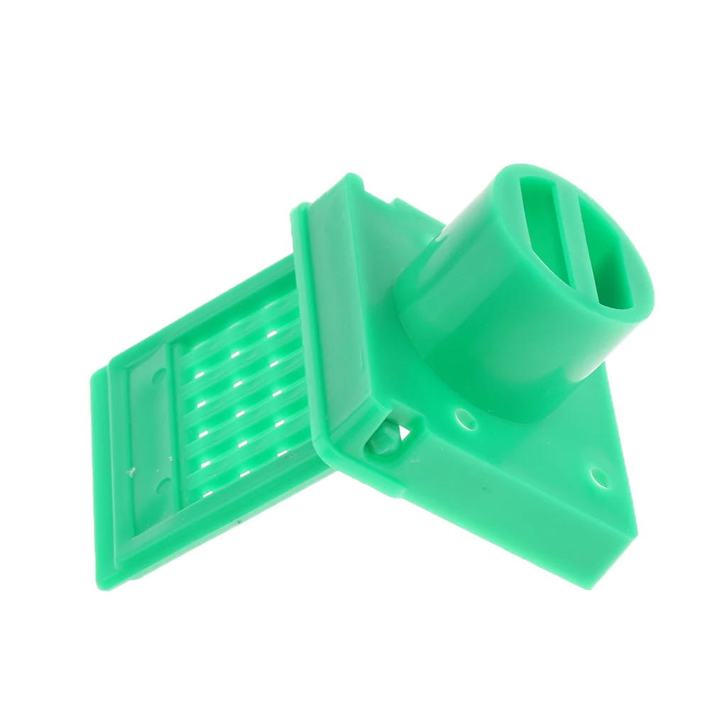 Plastic Beehive Entrance Reducer Vent Holes Bee Escape Travel Gates Green. 