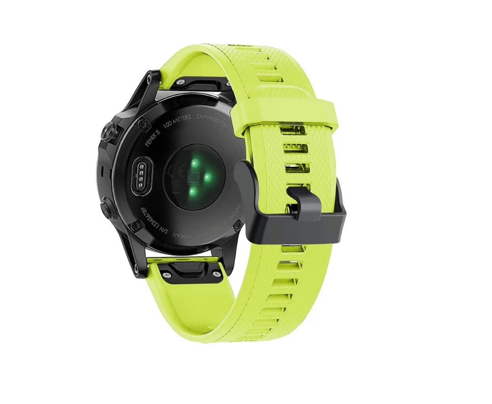 22 мм ремешок для часов Garmin Fenix 5/5 Plus/Quatix 5 Forerunner 935 Instinct Watch Quick Release силиконовый ремешок Easy fit ремешок