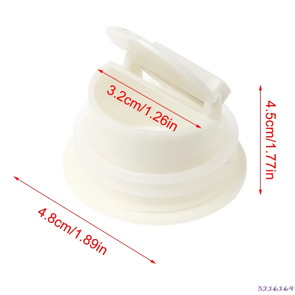 

White Plug for Bath Shower Floor Drain for Sink Strainer Plug Cork Accessory