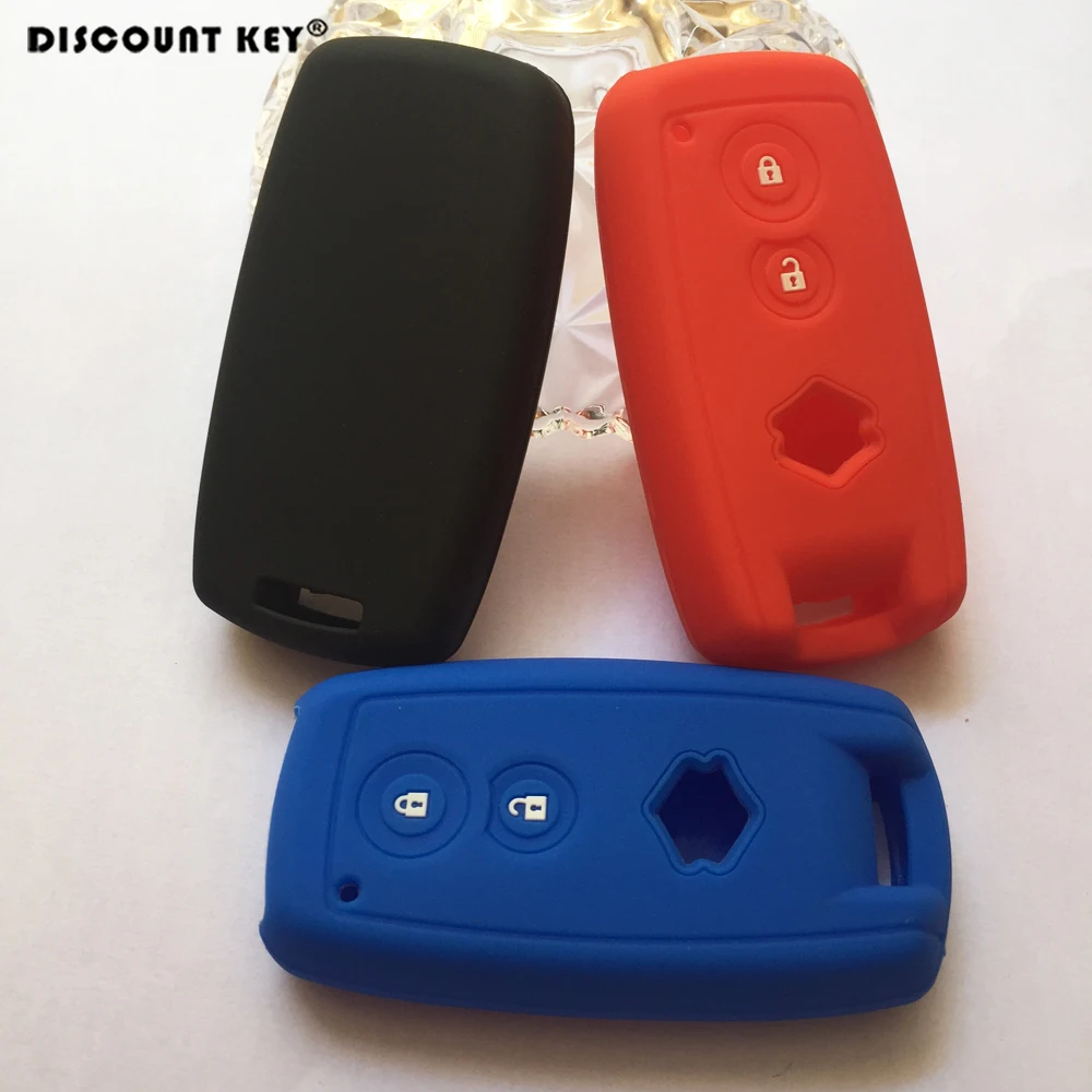 

Silicone Car Key Cover Case For Suzuki Swift Sport SX4 Scorss Grand Vitara key Cover 2 Button Smart Remote Key Protect Holder