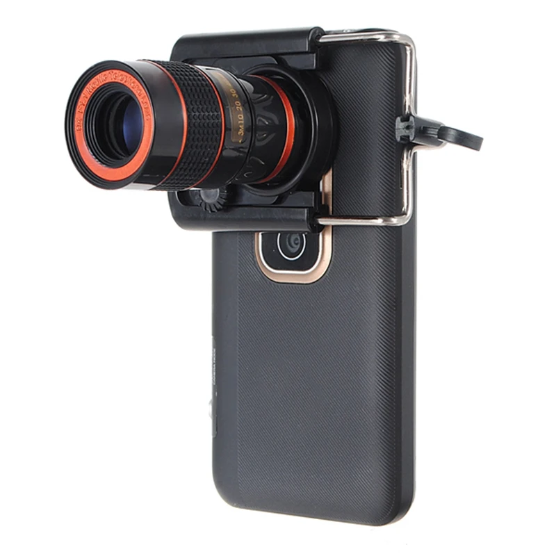 

Universal 8X Zoom Optical Phone Lens Telescope For Samsung Mobile Smart Cell Lens With Universal Clip Portable Camera Module