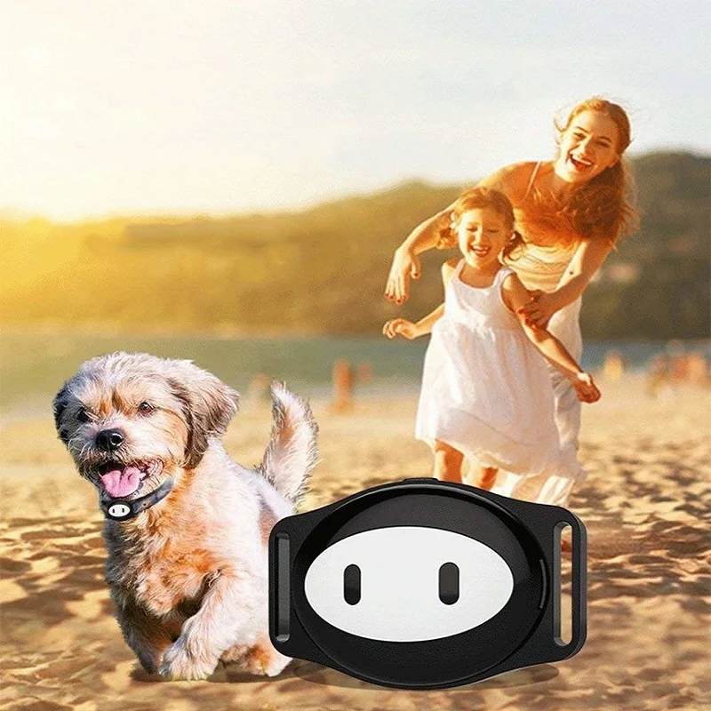 gps-трекер с ошейником для собаки светодиодный светильник анти-потеря трассировщик для домашних собак кошек локатор gps отслеживающее устройство D79
