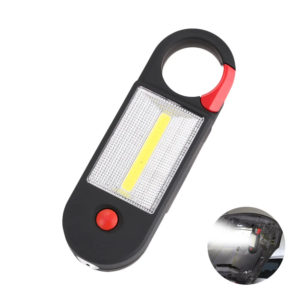 

LED Working Light With Hook Battery Powered Magnetic Emergency Lamp for Camping Cycling _WK
