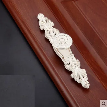 

168mm long metal pull handles knob ivory color solid anodize for furniture door drawer cupboard cabinet wardrobe closet archaize