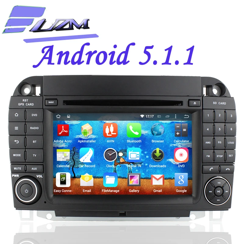 Canbus рулевого колеса управления RDS Радио GPS WiFi USB Android 5.1 dvd-плеер автомобиля для Benz S
