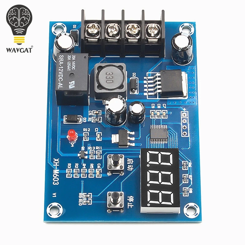 WAVGAT модуль управления зарядкой XH-M603 цифровой светодиодный дисплей хранения литиевая батарея зарядное устройство переключатель защиты