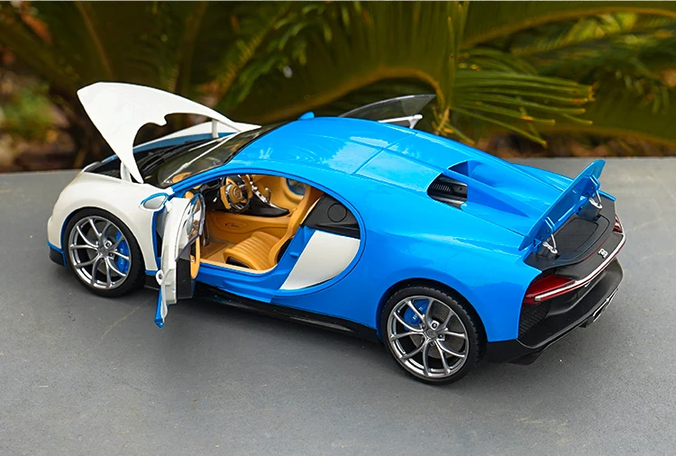 1/18 Bugatti Chiron Super Car Welly GTAUTOS литая металлическая модель автомобиля для мальчиков и девочек Коллекция подарков на день рождения