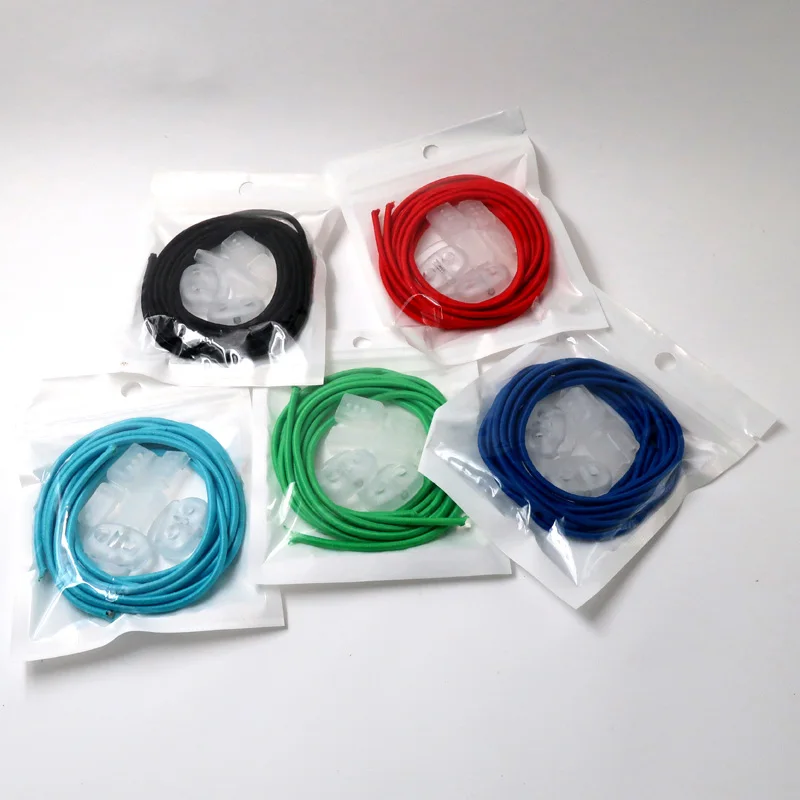 New1 Pair Adult Children Lazy ShoeLaces Sneaker Elastic Shoelaces Elastic Athletic Sneaks Transparent Lace Buckle No Tie Lockin