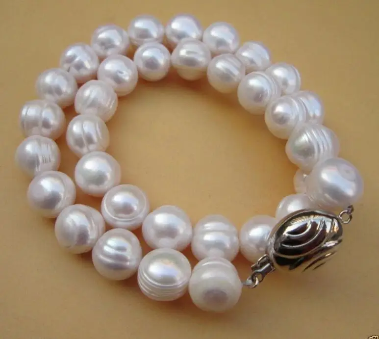

Hot sale new Style >>>>>pretty luster AAA 13-14mm south sea white baroque pearl necklace 18