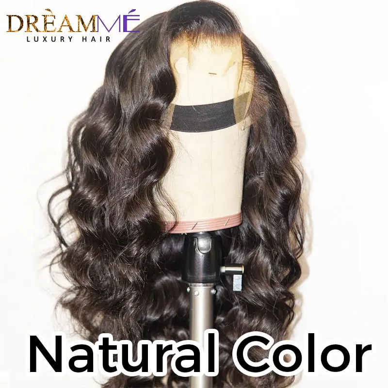 Эффектом деграде(переход от темного к 1B 30 вьющиеся парик человеческих волос Remy глубокий часть 13X6 Синтетические волосы на кружеве человеческих волос парики для чернокожих Для женщин предварительно человеческих волос парики - Цвет: Natural Color