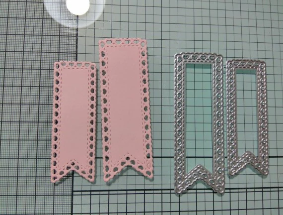 Swovo-Heart-lace-banner-tag-Stitched ing-Stamps-Craft-Cards-Embossing-Making