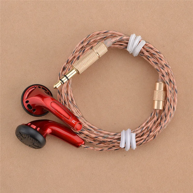 

Hot YMHFPJ Diy MX500 In-ear Earphones Flat Head Plug DIY Earphone HiFi Bass Earbuds DJ Earbuds Heavy Bass Sound Quality