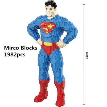 

Mirco Blocks Cartoon Model Building Bricks Shield man Brinquedos Educational Toys for Children Boy Gifts Jouets Juguetes Игру