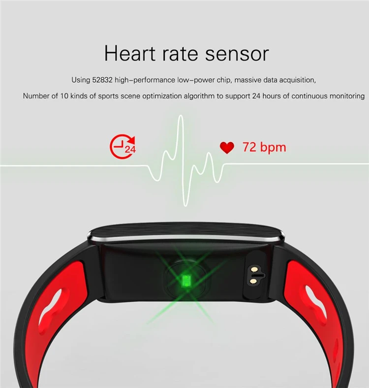 Цвет Экран смарт-браслет Цвет Фул модные Smart Band спортивные шаг Водонепроницаемый Bluetooth браслет здоровья Фитнес браслет