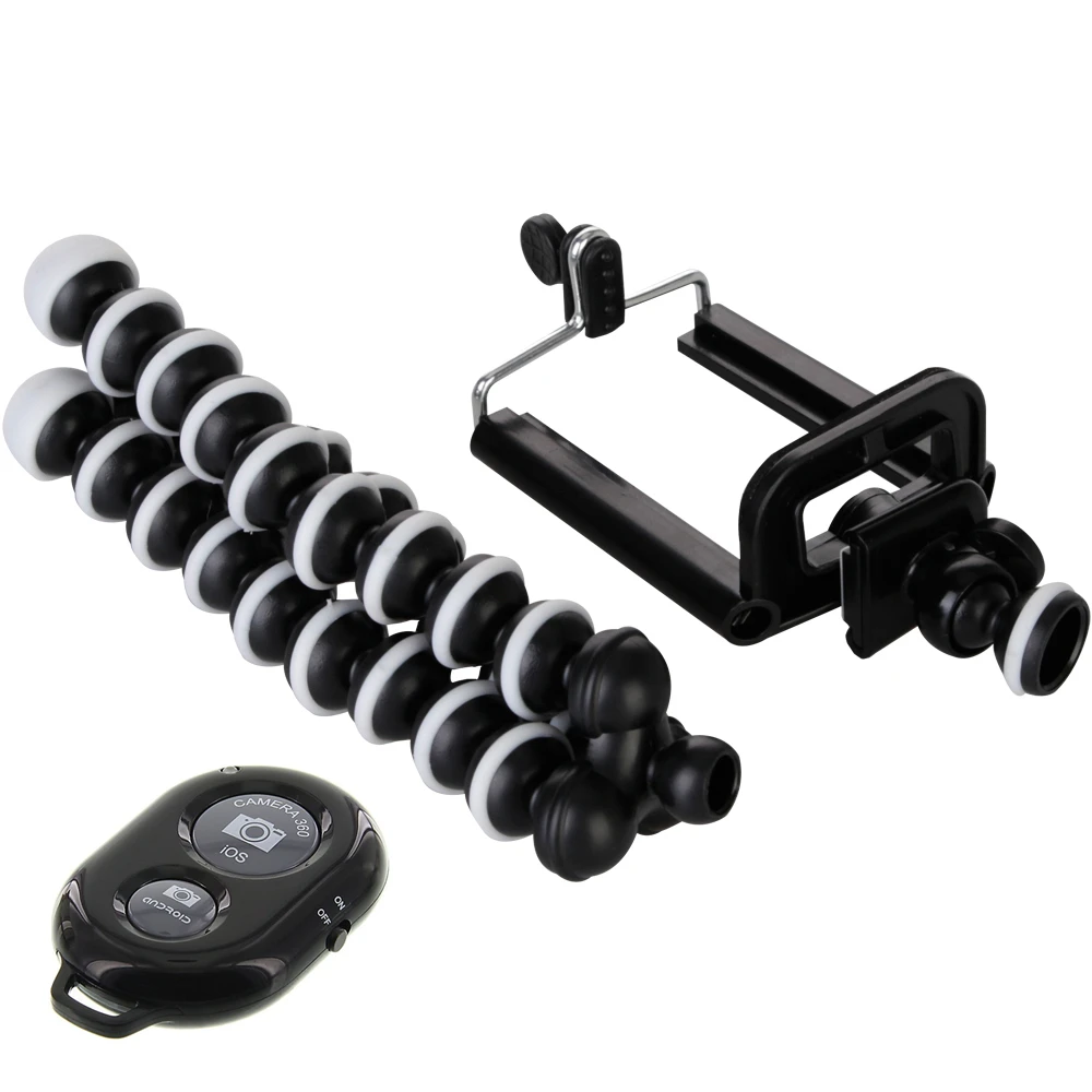 Selfie Sticks monopod smart remote control bluetooth shutter remote tripod for phone monopod stand gopro base camera             (4)