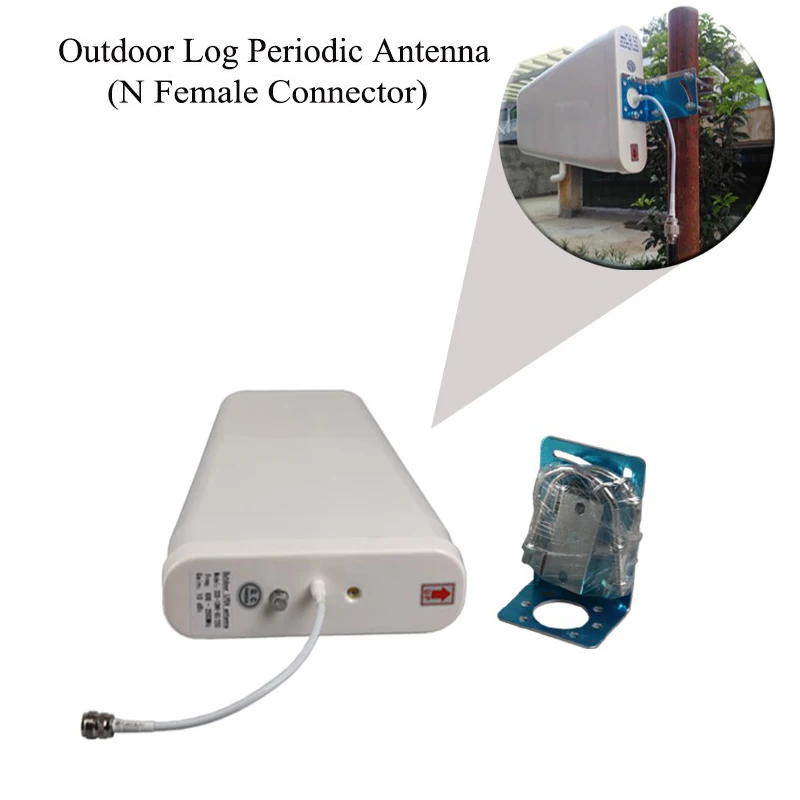 Dual band Signal gsm repeater 2G 3G 4G mobile signal repeater GSM 900MHz UMTS 2100MHz WCDMA Cellular Signal Booster Antenna kit (4)