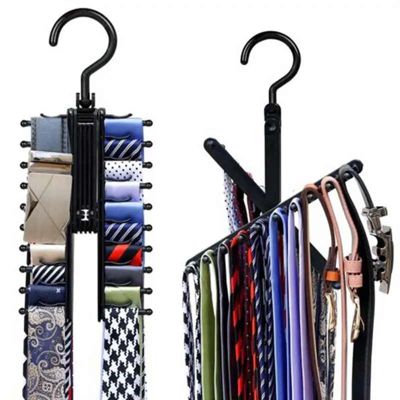Multifunctional Tie Hanger Double Sided Space Saving Clothes Hanger