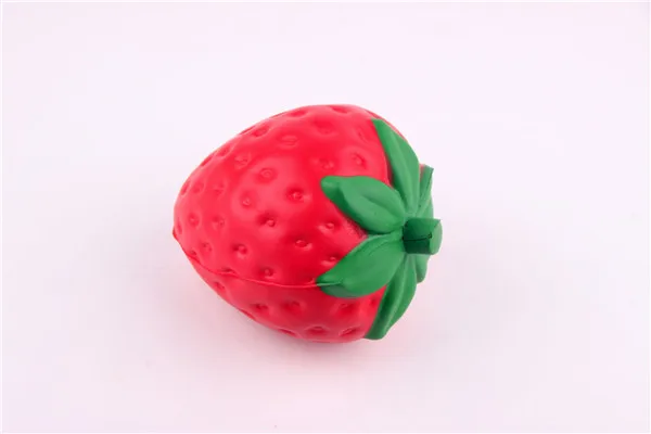 Big Jumbo Juicy Squishy Strawberry Fake Artificial Food Fruit Memory Foam Venting toys - 12