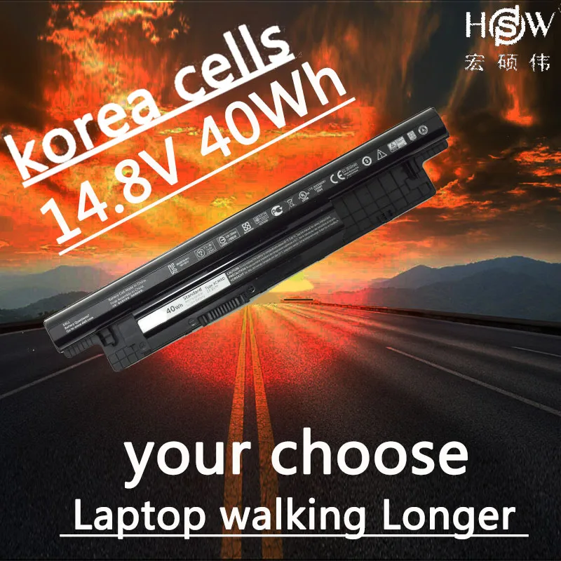 

HSW battery 14.8V 40WH For DELL XRDW2 YGMTN VR7HM W6XNM X29KD T1G4M V1YJ7 V8VNT MR90Y N121Y PVJ7J G019Y G35K4