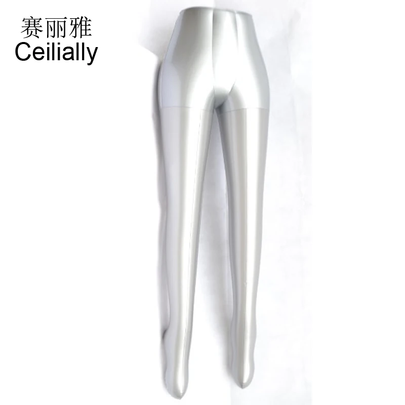 Free Shipping!!Plastic Inflatable Female Mannequin Leg Pants Trousers Underwear Inflatable Mannequin Dummy Female Torso Model (1)
