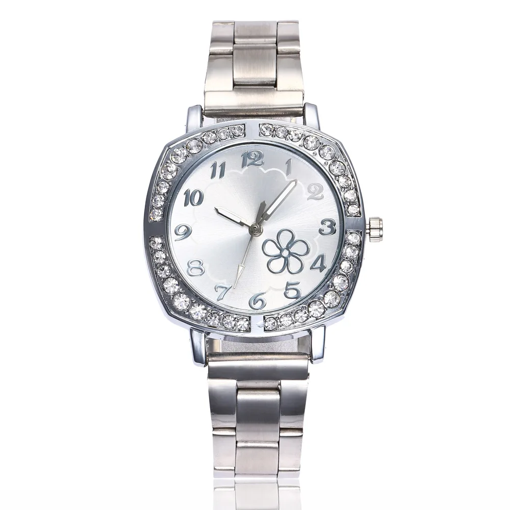 

Top Brand Luxury Women Watches Stainless Steel Quartz Watch Ladies Silver Dress Watches Relogio Feminino Bayan Kol Saati