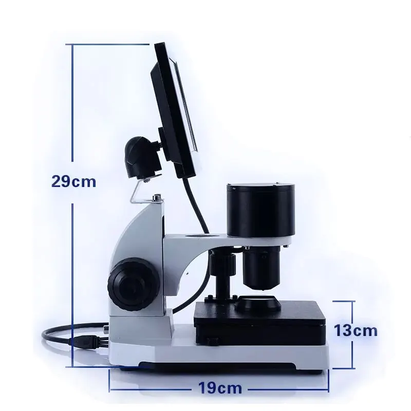 Микроскоп с USB микроциркуляцией крови, цифровой микроскоп с ЖК-экраном
