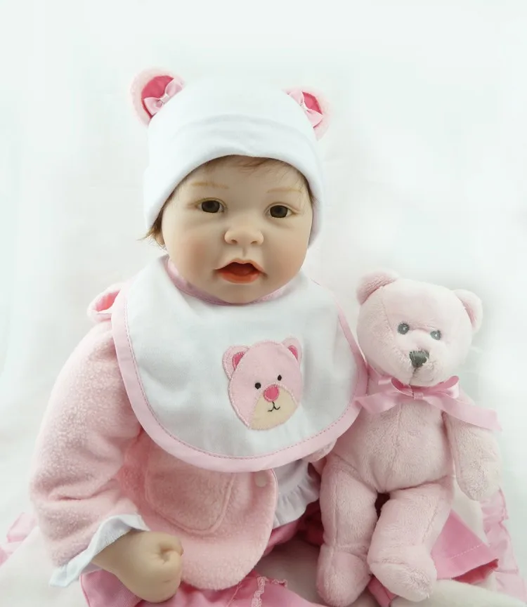 NPK милая девочка принцесса Reborn Baby Dolls 22 ''мягкий силиконовый корпус реалистичные детские куклы так по-настоящему Reborns дети подарки на день рождения