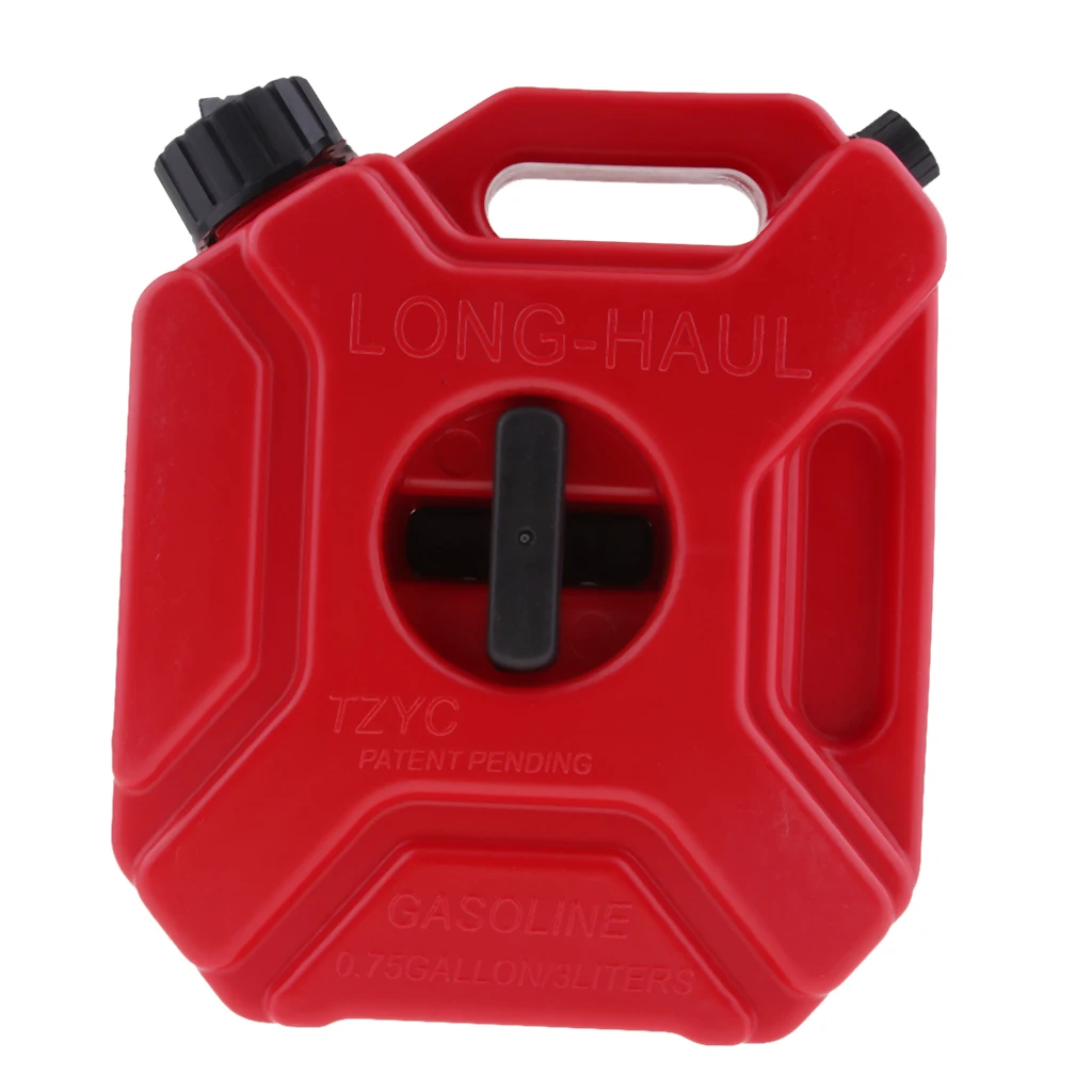3L Gas Fuel Tank Petrol Jerry Can Motorcycle Car Portable Storage Container